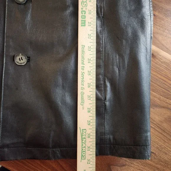 Wilsons Leather Mens Pelle Studio Thinsulate Black Jacket Removable Vest Large - Picture 14 of 15